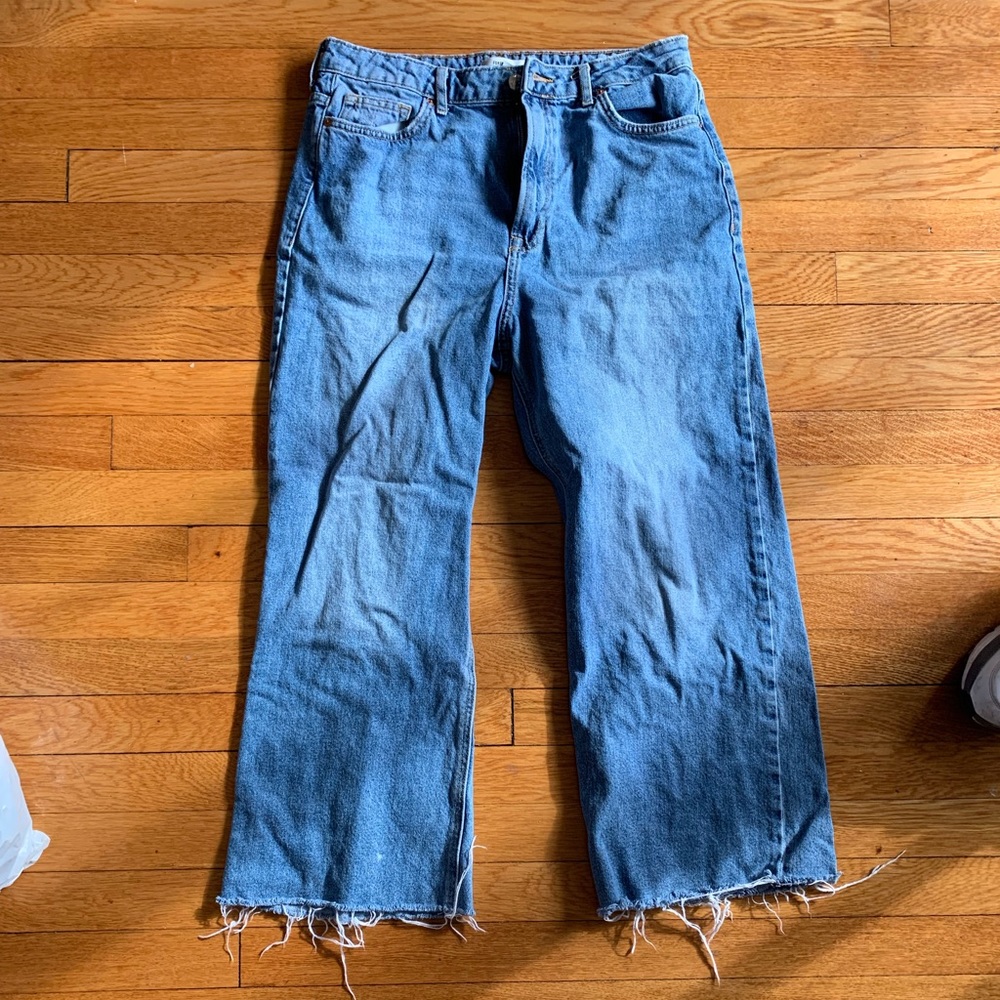 Forever21 High Waisted Wide Leg Jeans